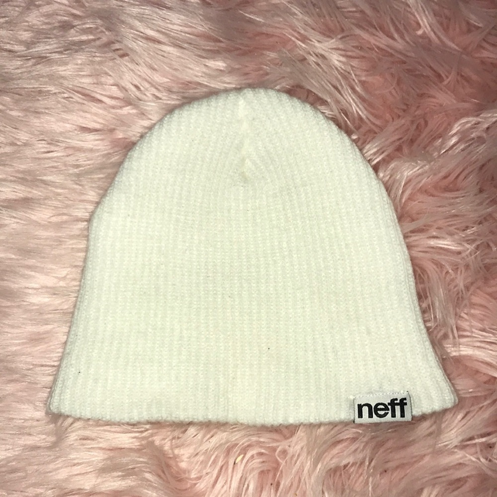 White Neff Beanie